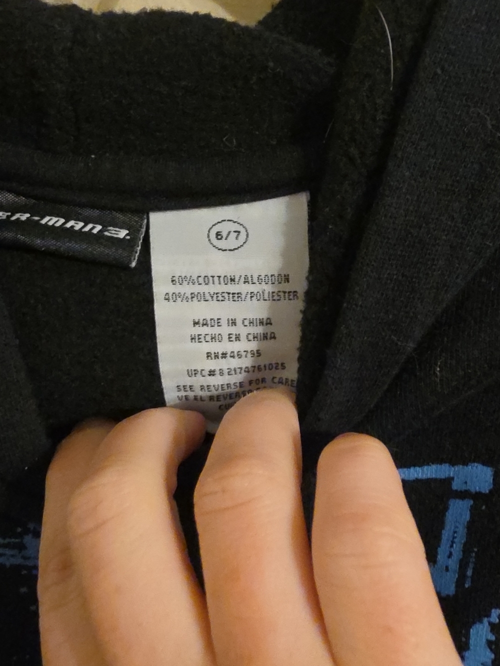 Spiderman 3 Boys Black Hooded Sweatshirt. In EUC - Picture 2 of 6